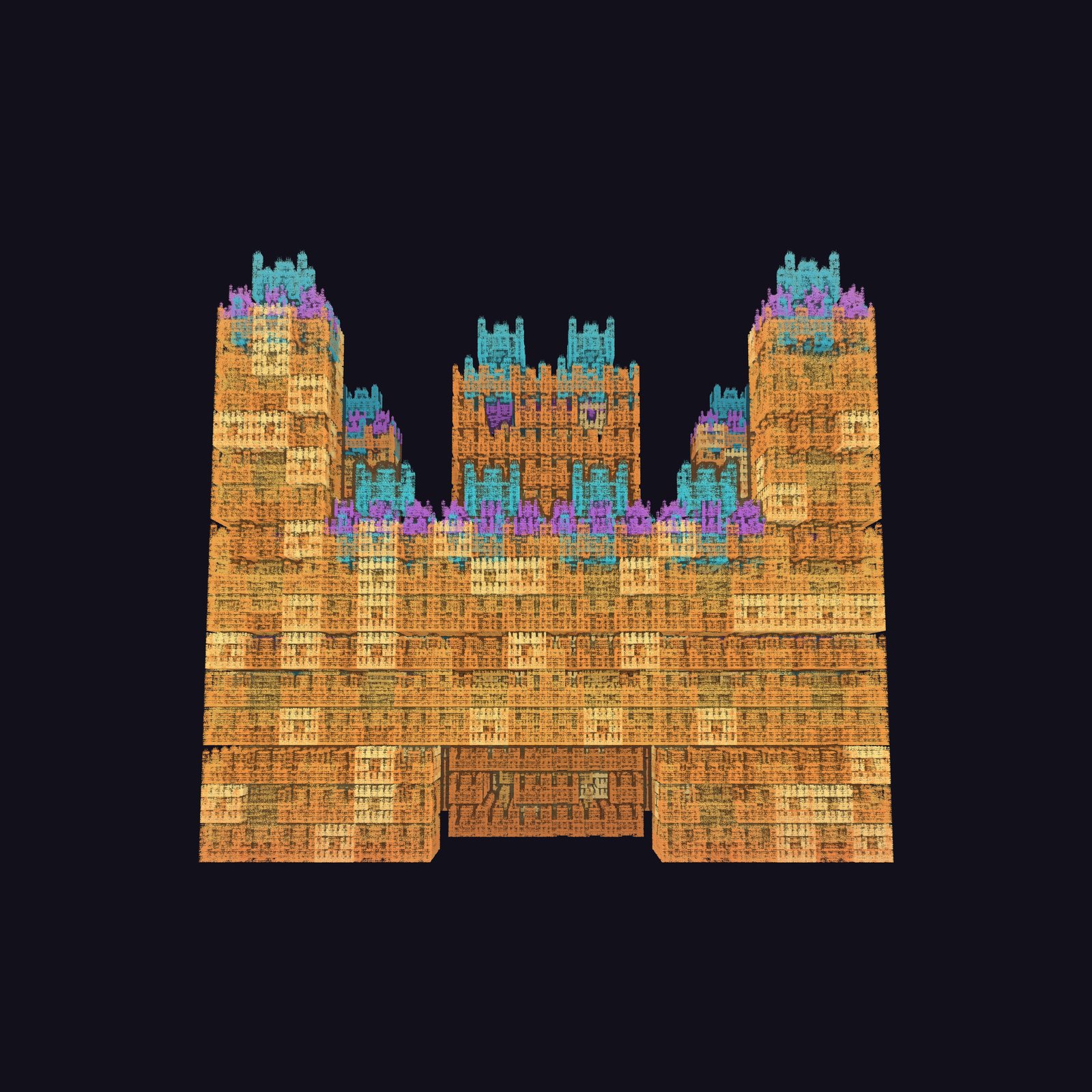 Claude's Castle — a castle made of 8 558 smaller castles